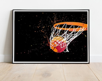 Basketball Jam | Limited | graffiti | Street Art | bedroom print | Pop Art | Stencil spray