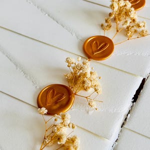 Trouwkaarten met kraftpapier, romantische trouwkaart, aanpasbare deelname in Amalfi ambachtelijk papier