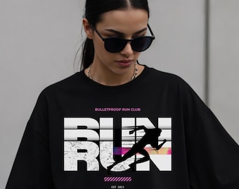 Bulletproof RUN Club T-Shirt | K-Pop ARMY Fandom Merch
