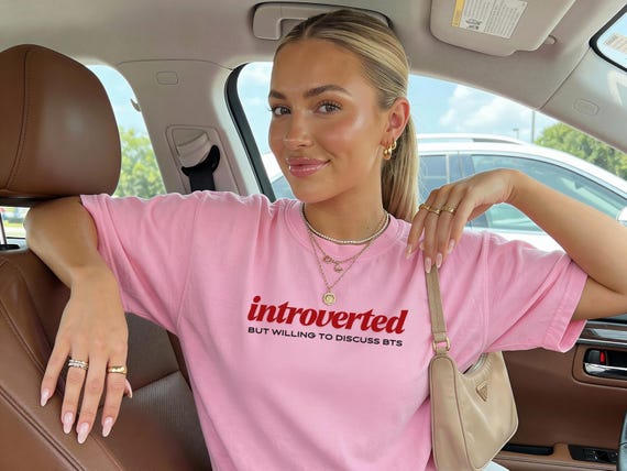 Introverted BTS Shirt | K-pop ARMY Gift