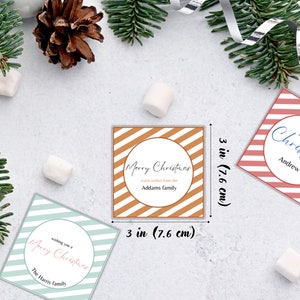 Editable Gift Tags Template, Printables Christmas Gift Tags, Blank Tags ...