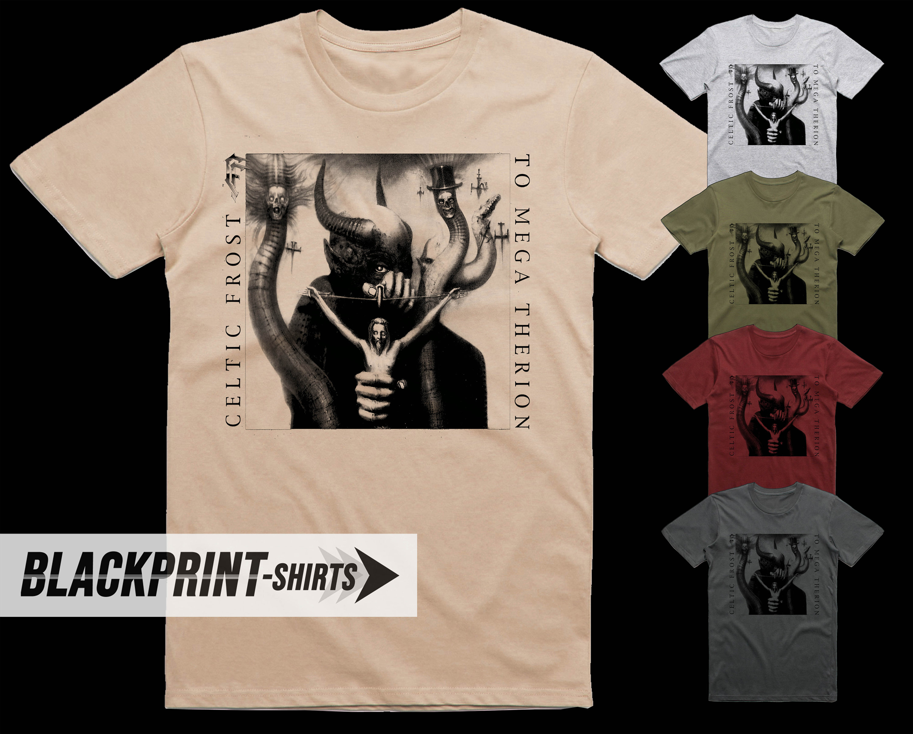 T-shirt Occultiste Aleister Crowley To Mega Therion - Noir, 100% Coton, Tailles S à XXXL