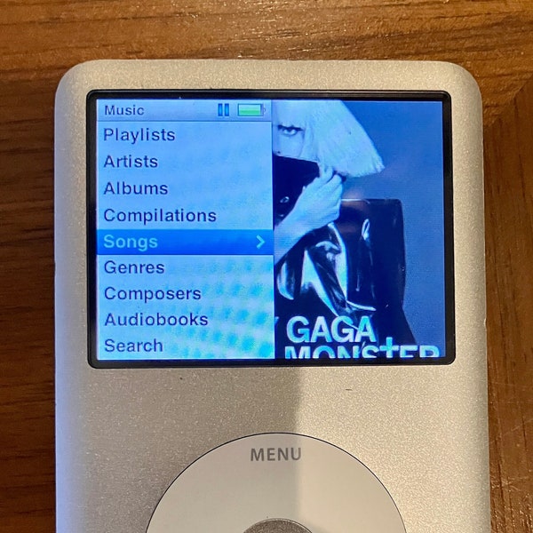 Apple iPod Classic 6th Gen Silver (120 GB) A1238 Upgraded Storage