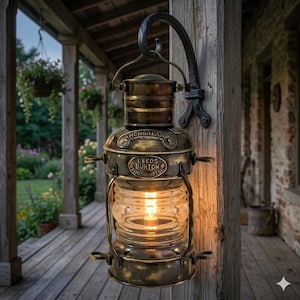 Antique Anchor Lantern - Etsy