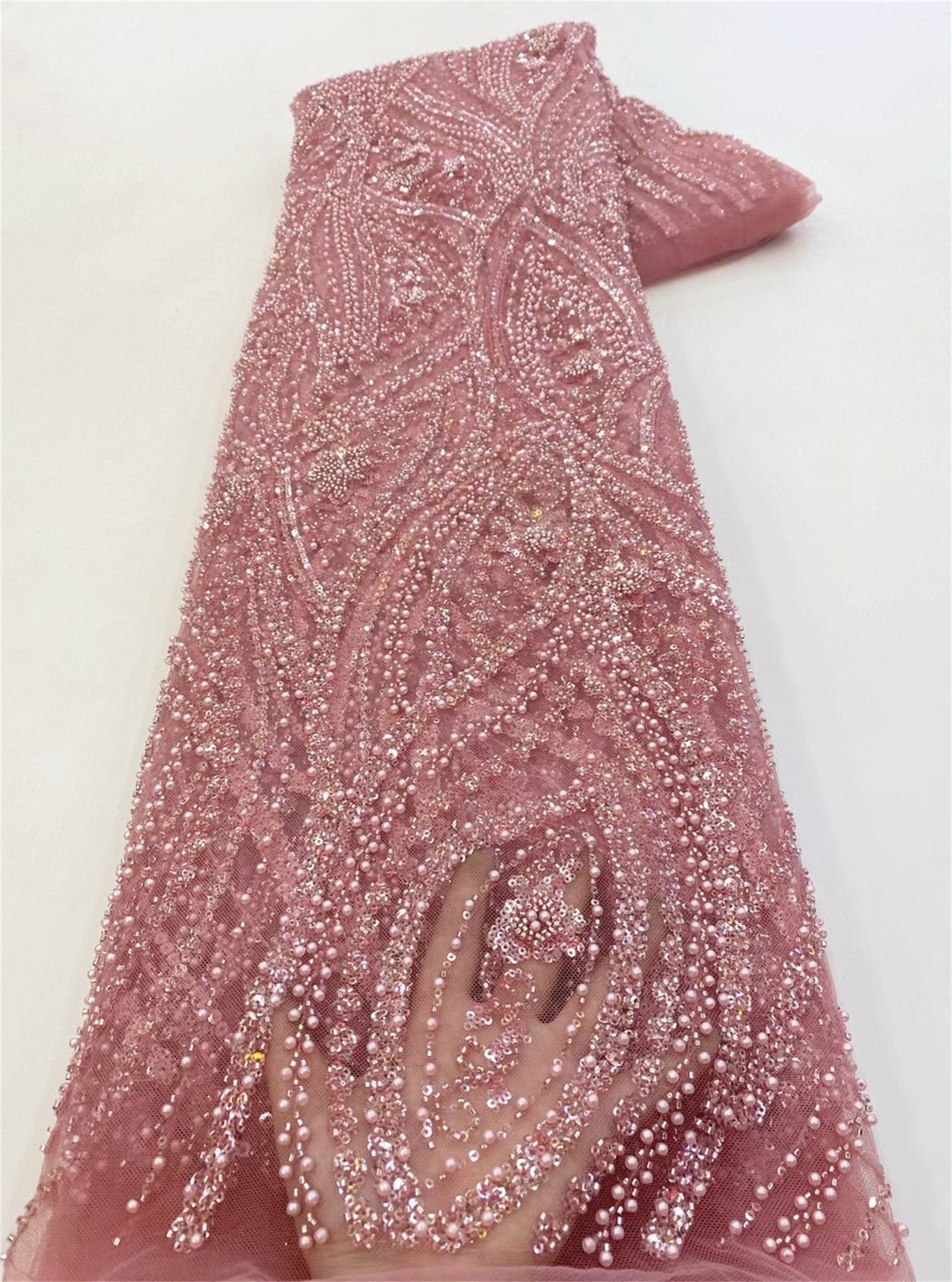 Coral Beaded Dress - Etsy