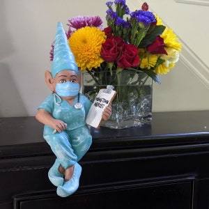 Hometown Heroes – Nurse Garden Gnome Statue ‘Florence’ – Commemorative Special Edition 10” H Shelf Sitter Figurine