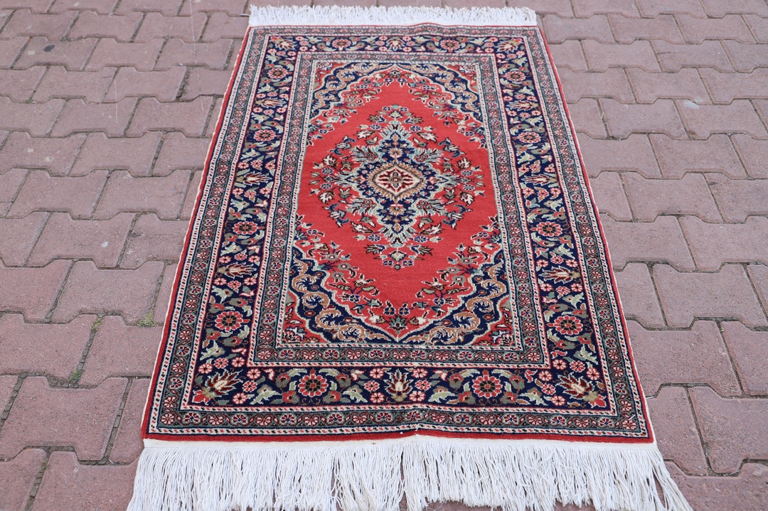 Prayer Rug,3x4ft Rug,handmade Rug,turkish Rug,small Bedroom Rug,accent ...