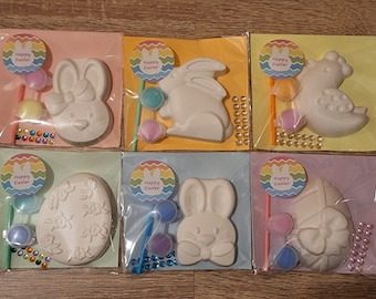 Easter Craft Paint Kit-Party Bag Fillers-Childrens Party Bags/Favours-Easter Gifts for Kids-Easter Craft Ideas-Easter Bunny-Chick-Easter Egg