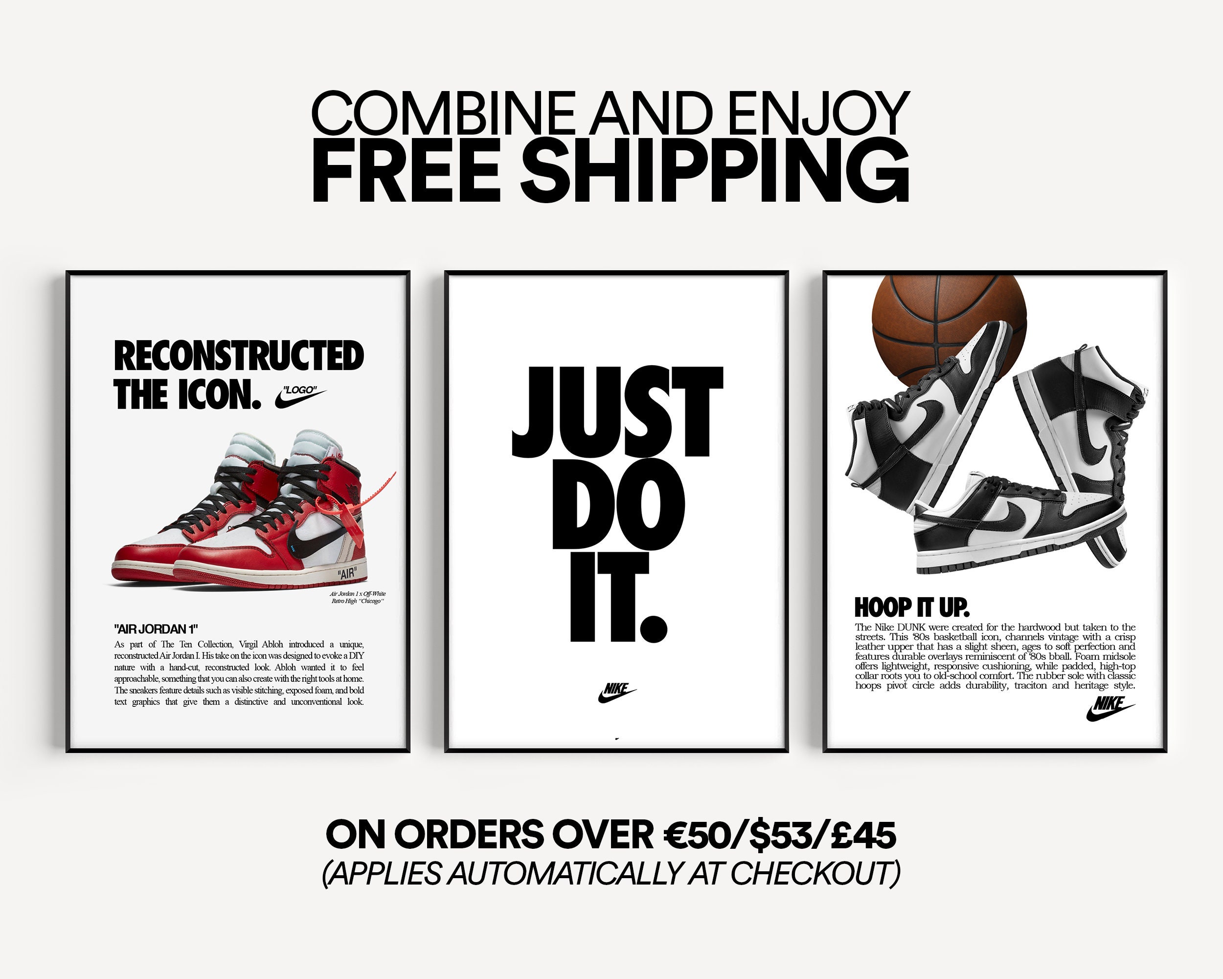off white jordan poster