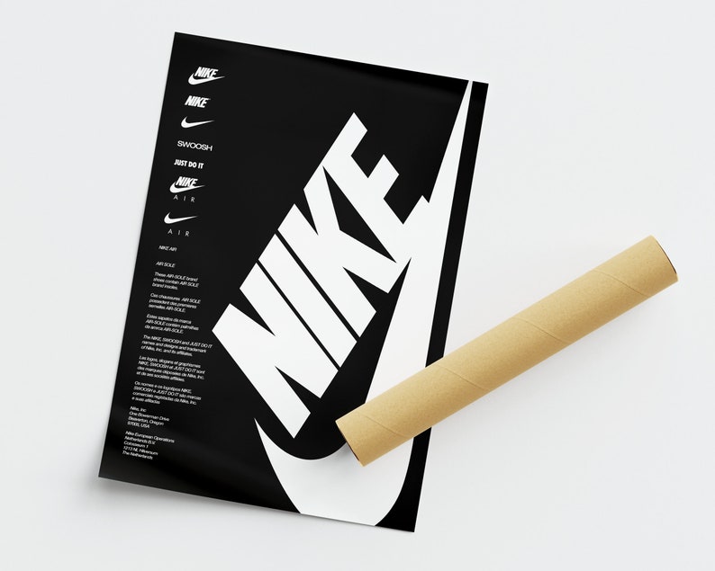 nike logo poster