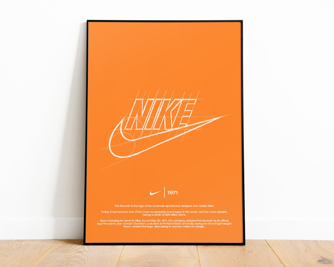 nike logo poster