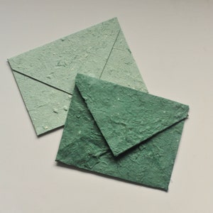 Buste in carta fatta a mano // 10 pezzi