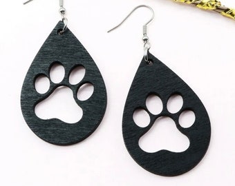 Adorable Pet Paw Drop Earrings