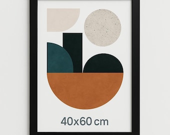 40x60cm Black Picture Frame: Modern Wall Art Poster Frame