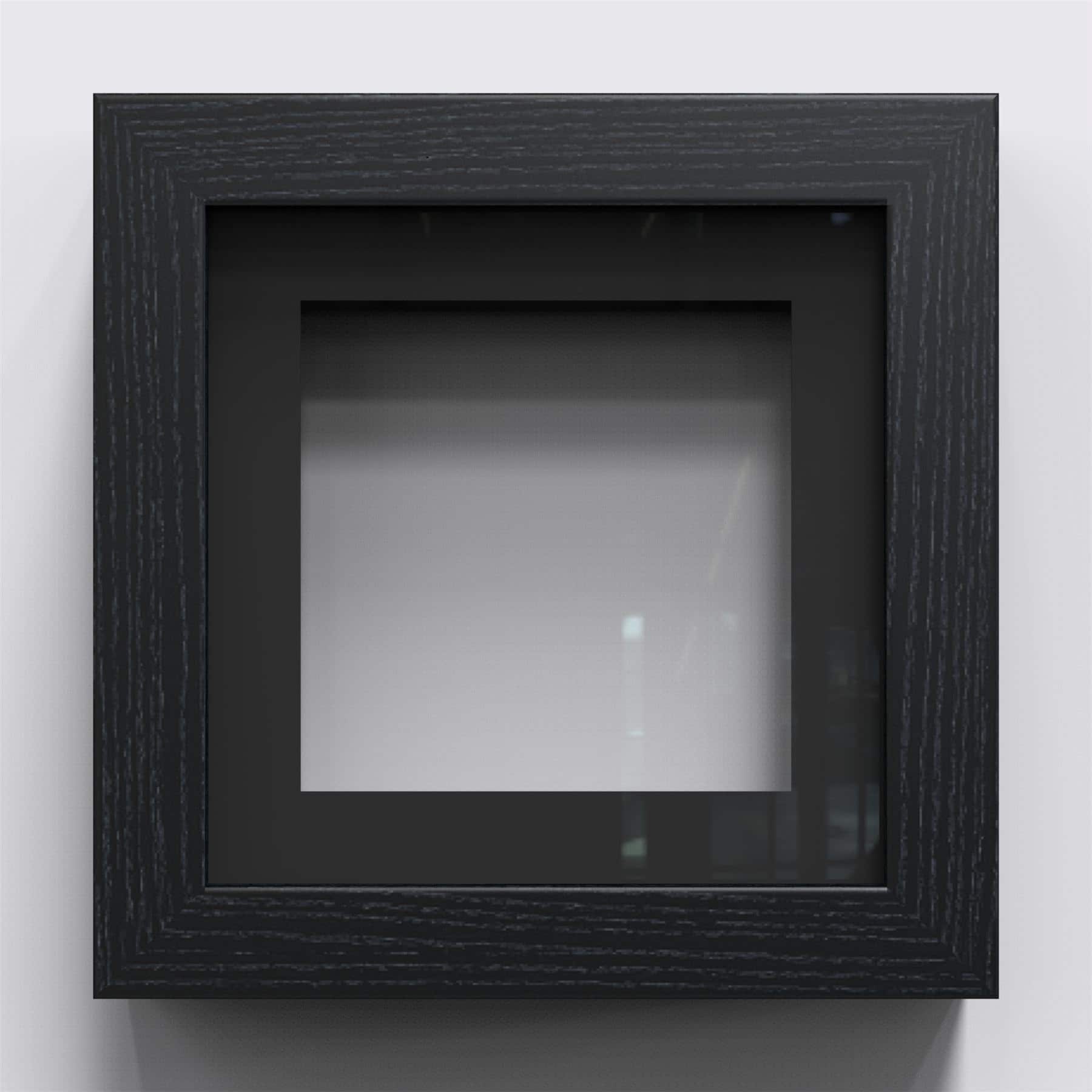 3D 1 Deep Box Picture Frame Display Memory Box Black Etsy UK