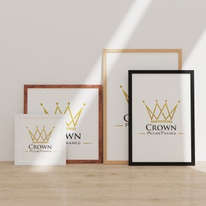 Wood Effect Picture Frame: Black, White, or Oak Photo Frame