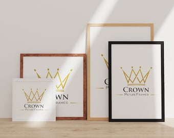 Wood Effect Picture Frame: Black, White, or Oak Photo Frame