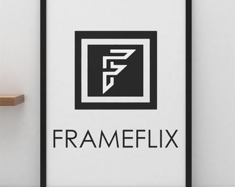 FrameFlix Black Photo Picture Poster Frames Large Square Small a1 a2 a3 a4 a5