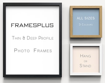 A2 Black & White Oak Photo Frame: 16.53x23.39" Picture Frame