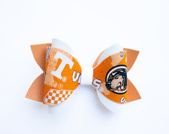 UT hair bow, University of TN hair bow, College hair bow, sports, football hair bow