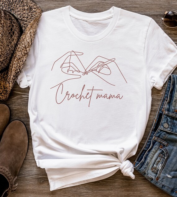 Crochet Tshirt Crocheting Mother's Day Gift Crochet Tshirt Crocheting Mother's Day Gift