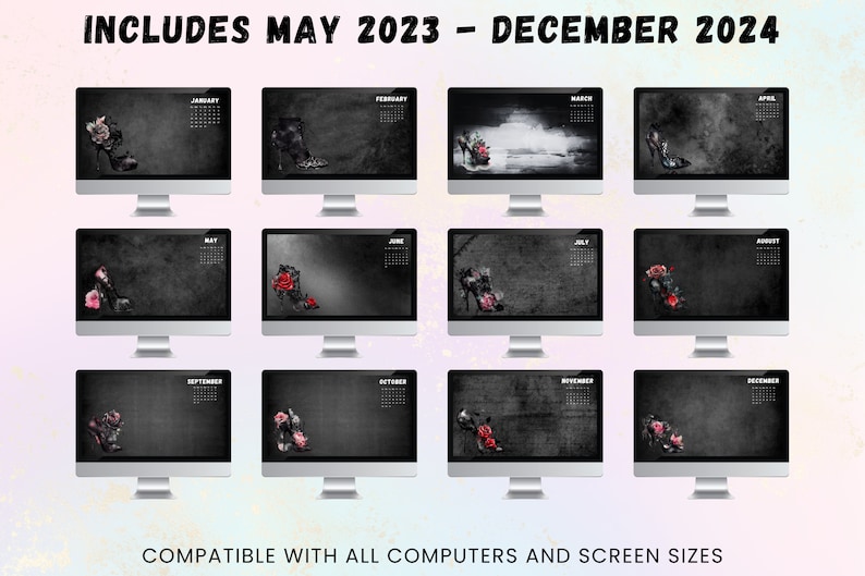 Calendar 2024 Gothic Easy to Use Calendar App 2024