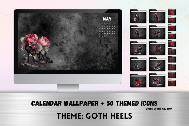 2023 2024 Calendar Desktop Wallpaper Bundle Goth Dark Heels Etsy Singapore 2023 2024 Calendar Desktop Wallpaper Bundle Goth Dark Heels Etsy Singapore