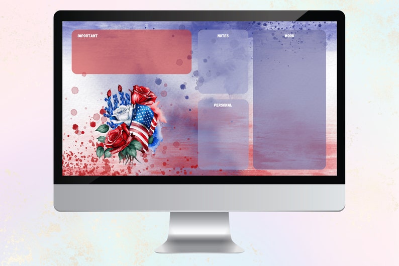 20232024 Calendar Desktop Wallpaper Bundle 4th of July Etsy Ireland