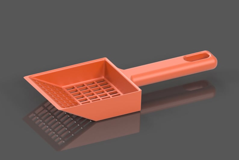 Cat Litter Box Scoop Shovel STL File for 3D Printing Etsy
