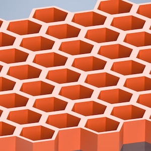 Repeatable Honeycomb Pattern STL File For 3D printing