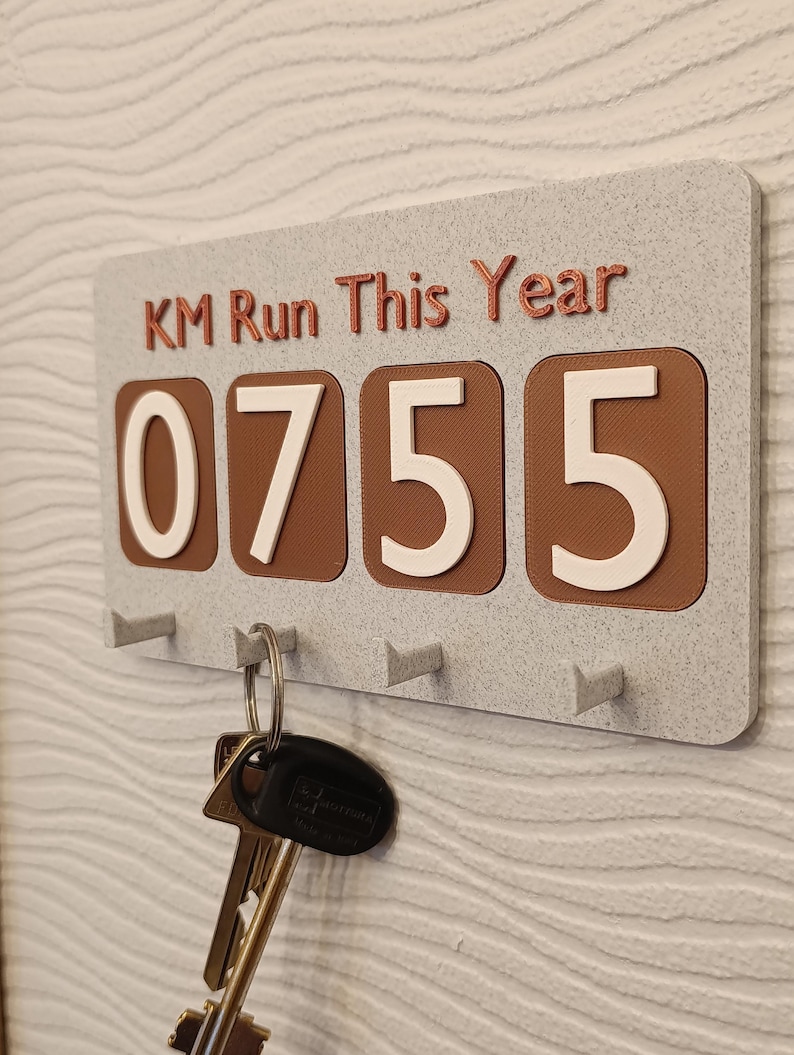Running Distance Tracker: Magnetic Number Display - Fitness Gift - Etsy ...