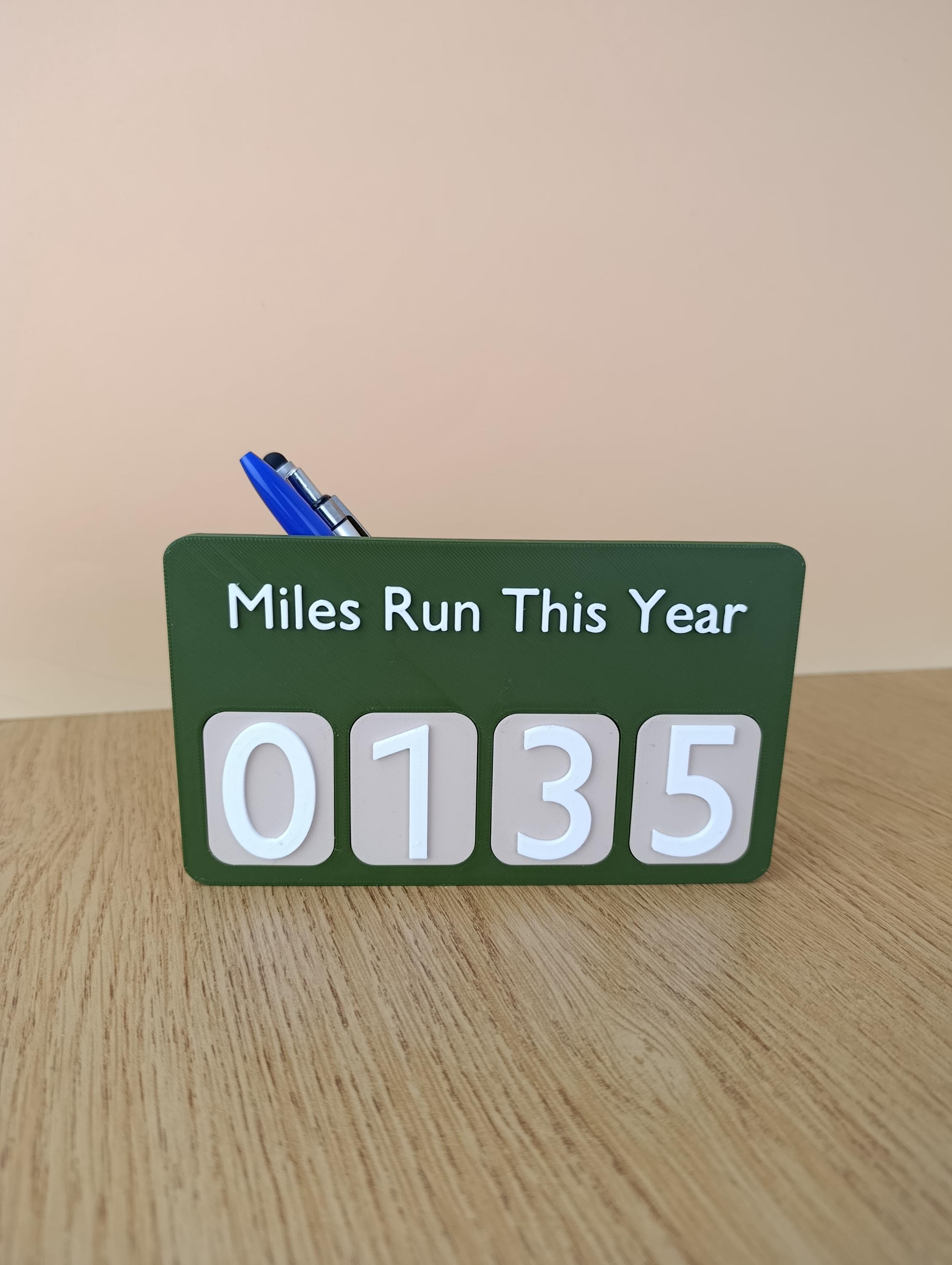 Running Distance Tracker: Magnetic Number Display - Fitness Gift - Etsy ...