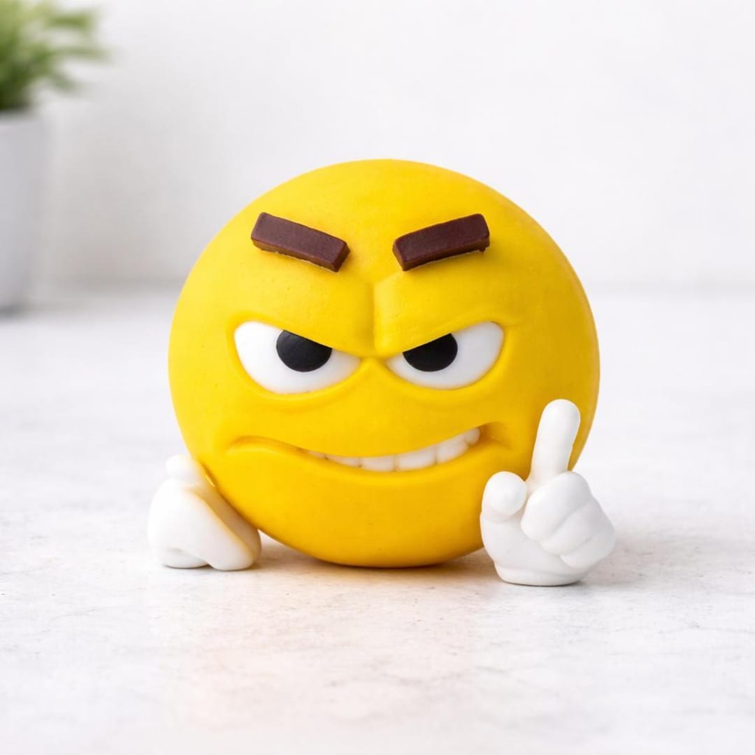 Angry Yellow Man Meme Figurine | Funny 3D Printed Desk Decor | Cartoon ...