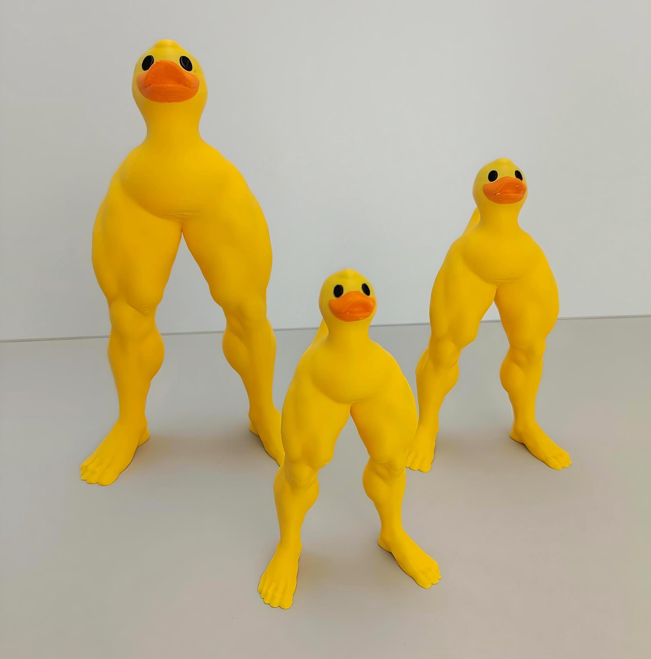 Muscular Legs Duck meme - Never skip legs day - 3D printed Dash Duck - Cruise and Jeepin Duck - You've Been Ducked!