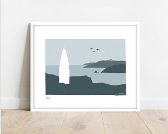 BALTIMORE, Cork, Ireland – A4 / A3 print LANDSCAPE