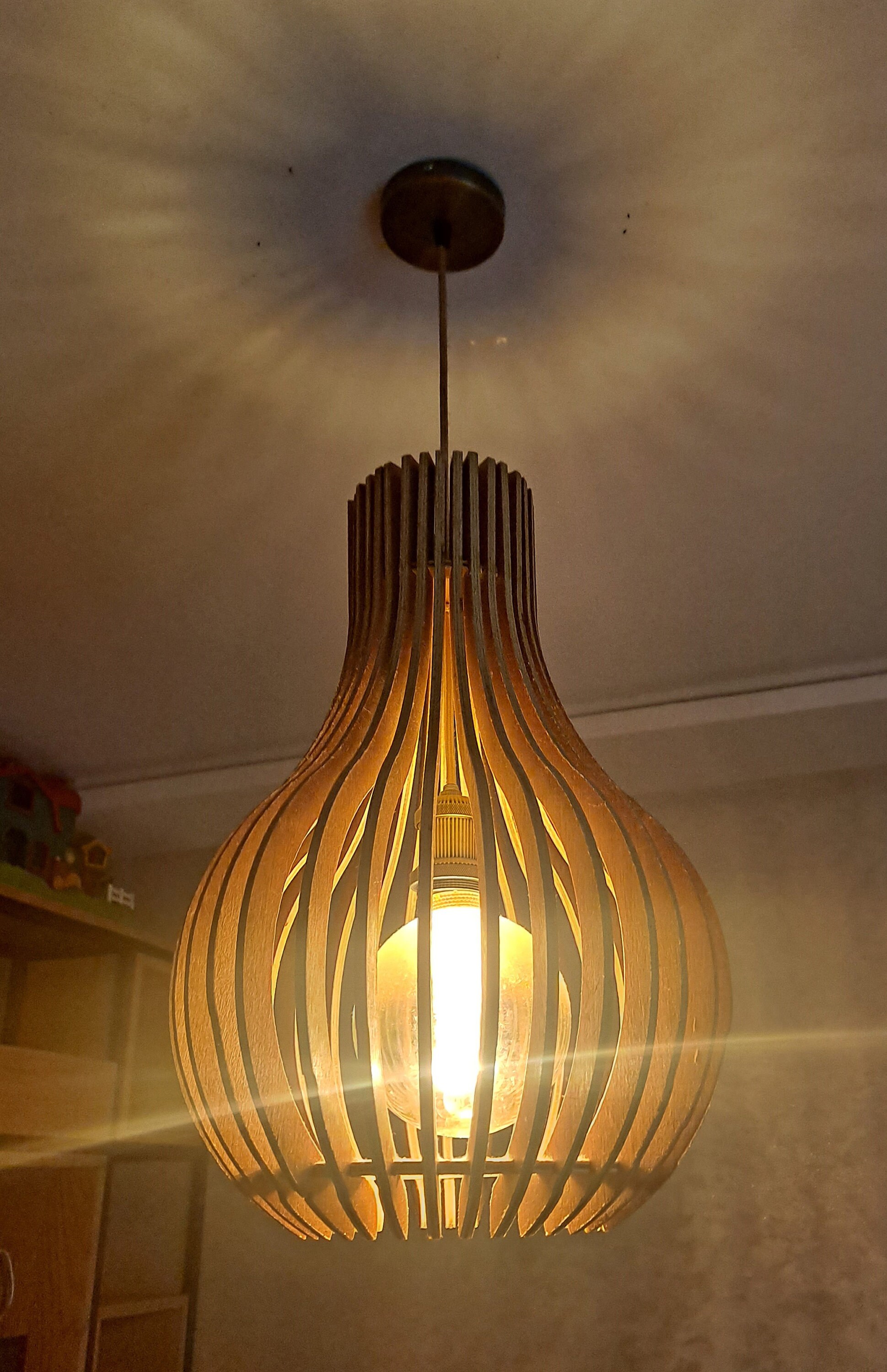 3 Wooden Lamps Designs Digital File for Laser Cut and CNC Etsy