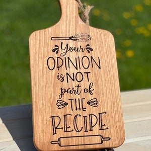 Your opinion paddle cutting board