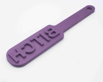 Customtext Impact Paddle - Spanking Paddle - BDSM - Submissive - Kinky - Sex Slave Paddle - Domination - SM Impact Play Paddle