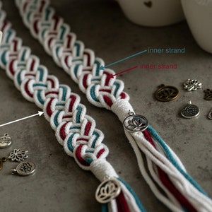 Customised Celtic Handfasting Cord image 8