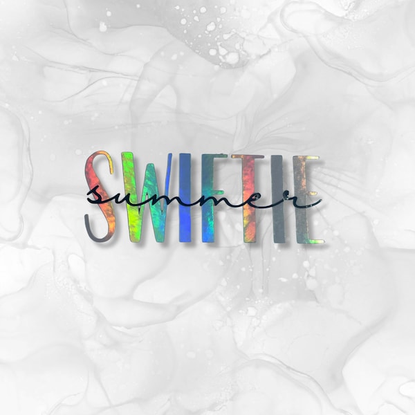 Personalised Swiftie Vinyl Decal Sticker