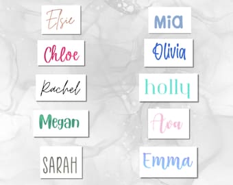Custom Name Vinyl Decal Sticker