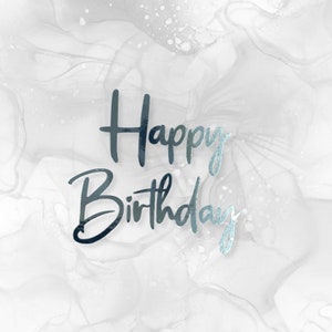 Sticker vinyle joyeux anniversaire