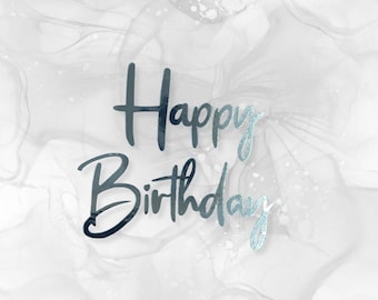 Happy Birthday Vinyl Decal Sticker