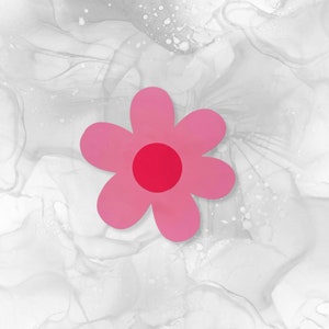 Blumen-Abziehbild-Aufkleber