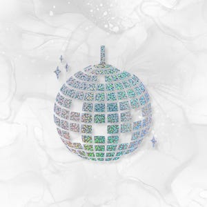 Mirrorball Vinyl Disco Ball Decal Sticker