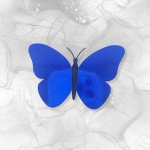 Etiqueta engomada de la mariposa