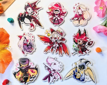 Cottagecore Hazbin Hotel Enamel Pins - Etsy