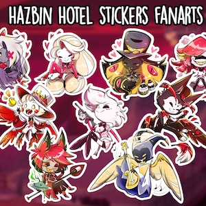Pegatinas del hotel Hazbin
