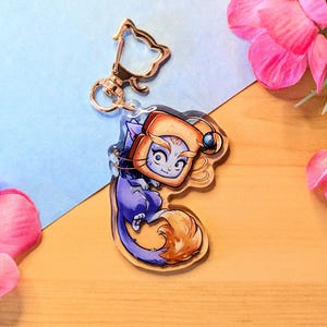Bad Kitty Yuumi Keychain • Fanart