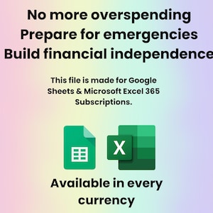 Ultimate Monthly Budget Spreadsheet Google Sheets Excel Template Digital Financial Planner Debt Snowball Sinking Fund Subscription Tracker image 9